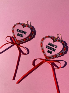 Mixed Mood hearts earrings