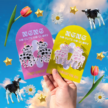 Load image into Gallery viewer, Two-Headed Cow Earrings
