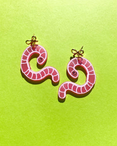 Cutie Worm earrings