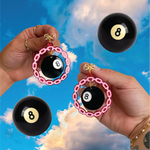 Load image into Gallery viewer, 8 Ball Chain Earrings
