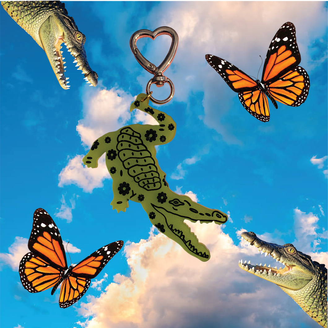 Gator Keychain/Bag Charm