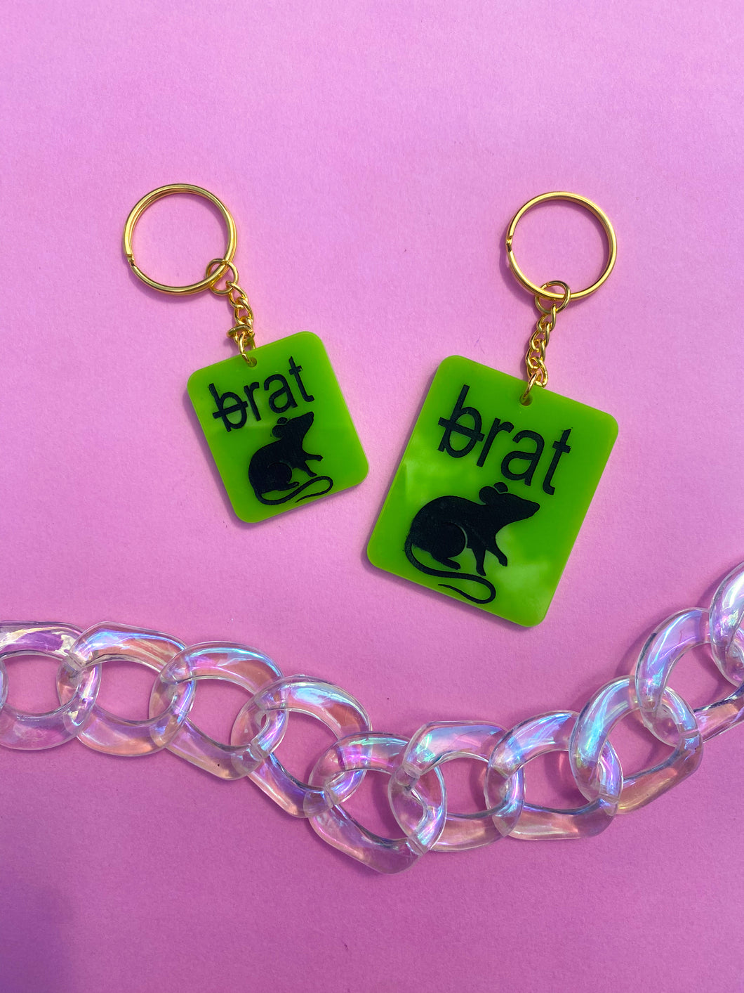 (B)rat keychain