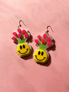 Cheery Tulip Vases