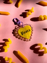 Load image into Gallery viewer, Pasta Heart Keychain/Bag Charm
