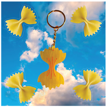 Load image into Gallery viewer, Farfalle Pasta Keychain
